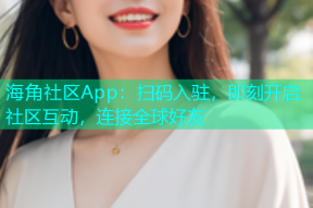 海角社区App：扫码入驻，即刻开启社区互动，连接全球好友