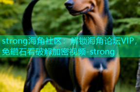 strong海角社区：解锁海角论坛VIP，免鑽石看破解加密视频-strong