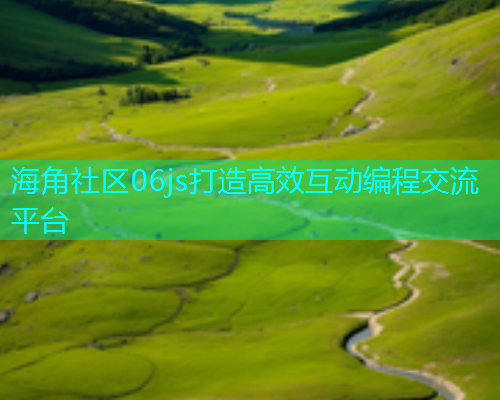 海角社区06js打造高效互动编程交流平台  第2张